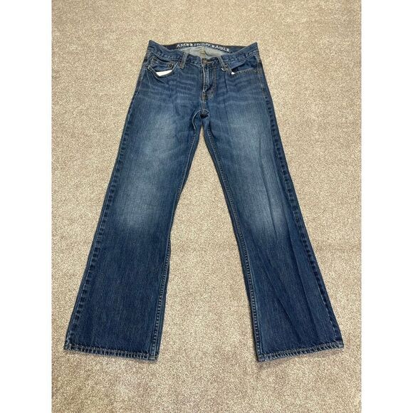 American Eagle original bootcut jeans mens sz 30/30 100% cotton retro Y2K - Picture 3 of 12